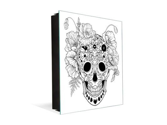 Wall Mount Key Box together K12 Sugar skull