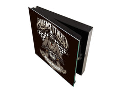 Decorative Key Organizer K03 Skeleton on a motorcycle