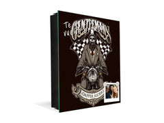 Decorative Key Organizer K03 Skeleton on a motorcycle