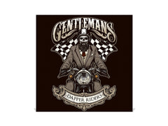 Decorative Key Organizer K03 Skeleton on a motorcycle