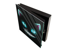 Schlüsselschrank mit Magnettafel für Marker K05 Schreckliches Katzengesicht der Fantasie