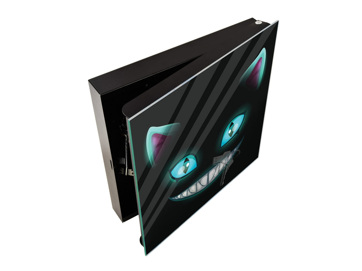 Schlüsselschrank mit Magnettafel für Marker K05 Schreckliches Katzengesicht der Fantasie