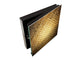 Decorative Key Box with Magnetic Glass Dry-Erase Board KN08 Golden Waves Series: Sparkling pattern
