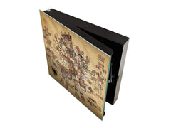 Wall Mount Key Box together K12 Aztec ancient gods