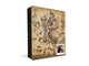 Elegante Caja de Llaves con decoración a tu gusto K12 Dioses antiguos aztecas