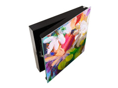 Petite armoire pour clés avec motif au choix K01 Lignes concentriques