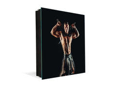 50 Key lock Box storage holder K13 Gladiator with two swords