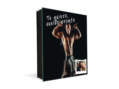 50 Key lock Box storage holder K13 Gladiator with two swords