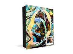 Petite armoire pour clés avec motif au choix K01 Lignes concentriques