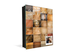 50 Key lock Box storage holder K10 Collection of wood