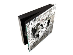 50 Key lock Box storage holder K13 Art monochrome girl face
