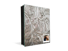 Key Cabinet Storage Box with Frameless Glass White Board KN10 Decorative Surfaces Series: Luxury handcraft