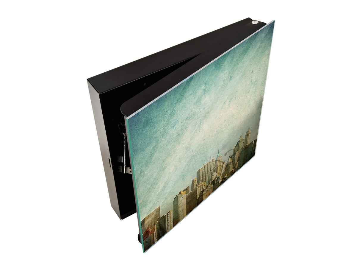 Wall Mount Key Box Together K08 New York Skyline