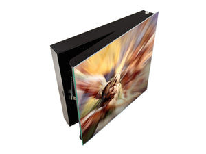 Wall Mount Key Box together with Decorative Dry Erase Board K14 Worldly motives: Archangel