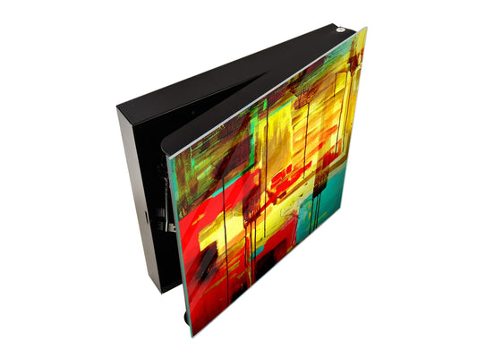 Schließfach aus Stahl für die Schlüsselaufbewahrung K10 Acrylmalerei