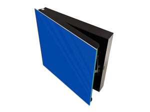 Petite armoire pour les clés avec décoration au choix K18A Série de couleurs:Bleu Trafic