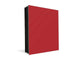 Dekorative Key Box mit magnetischer, trocken abwischbarer Glastafel K18A Reihe von Farben: Dark Red
