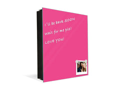 Caja de llaves para montaje en pared  Serie de colores K18A Rosa 