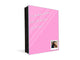 Dekorative Key Box mit magnetischer, trocken abwischbarer Glastafel K18A Reihe von Farben: Mellow Pink