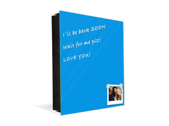 Armadietto portachiavi decorativo con lavagna K18B Serie di colori: Blu Chiaro