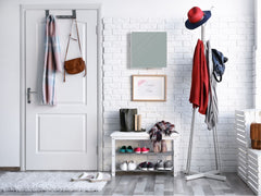 Armadietto portachiavi decorativo con lavagna K18B Serie di colori: Grigio Medio