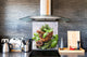 Elegante Hartglasrückwand - Glasrückwand für Küche BS01 Serie Kräuter: Herbs Spices 8