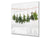 Elegante Hartglasrückwand - Glasrückwand für Küche BS01 Serie Kräuter: Hanging Herbs 2