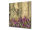 Elegante Hartglasrückwand - Glasrückwand für Küche BS01 Serie Kräuter: Lavender 1