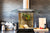 Elegante paraschizzi vetro temperato – Paraspruzzi cucina vetro – Pannello vetro BS01 Serie erbe:  Erbe appese 3