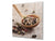 Elegante paraschizzi vetro temperato – Paraspruzzi cucina vetro – Pannello vetro BS01 Serie erbe:  Pepe speziato