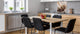 Elegante Hartglasrückwand - Glasrückwand für Küche BS01 Serie Kräuter: Spice Pepper