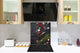 Elegante paraschizzi vetro temperato – Paraspruzzi cucina vetro – Pannello vetro BS01 Serie erbe:  Spezie concreti 1