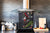 Elegante paraschizzi vetro temperato – Paraspruzzi cucina vetro – Pannello vetro BS01 Serie erbe:  Spezie concreti 1