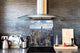 Glasrückwand mit atemberaubendem Aufdruck – Küchenwandpaneele aus gehärtetem Glas BS25 Serie Städte:  City Panorama 10