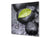 Pantalla anti-salpicaduras cocina – Frente de cocina de cristal templado – BS02 Serie Piedras: Gotas de agua sobre piedra 18