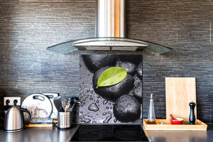 Unique Glass kitchen panel BS02 Stone Series: Stone Water Drops 18