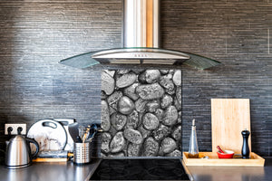 Unique Glass kitchen panel BS02 Stone Series: Stone Water Drops 20