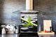 Einzigartiges Glas-Küchenpanel – Hartglas-Rückwand – Kunstdesign Glasaufkantung BS02 Serie Stein: Bamboo Stone 2
