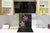 Pantalla anti-salpicaduras cocina – Frente de cocina de cristal templado – BS02 Serie Piedras: Flor de bambu 2