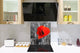 Glass kitchen backsplash – Photo backsplash BS03 Flower Series: Poppy Flower Poppy