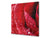 Protector antisalpicaduras baños y cocinas – BS03 Serie flores: Rosa Roja
