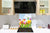 Toughened glass backsplash BS 04 Dandelion and flowers series: Tulips In The Meadow
