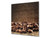 Printed Tempered glass wall art BS05A Coffee A Series: Coffee Beans Brown 3