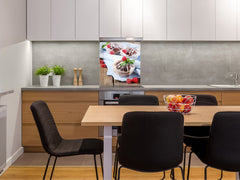 Protector antisalpicaduras – Panel de vidrio para cocina – BS06 Serie postres y dulces: Muffins Muffins