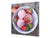 Protector antisalpicaduras – Panel de vidrio para cocina – BS06 Serie postres y dulces: Helado de fresa