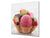 Glasrückwand mit atemberaubendem Aufdruck – Küchenwandpaneele aus gehärtetem Glas BS07 Serie Desserts:  Ice Cream Strawberry Fruit