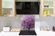 Glasrückwand mit atemberaubendem Aufdruck – Küchenwandpaneele aus gehärtetem Glas BS07 Serie Desserts:  Flower Of Garlic 3