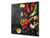 Rückwand aus gehärtetem Glas für Kochfeld – Glasauftankung – Rückwand für Küchenspüle BS08 Serie Pilze und Gemüse:  Herbs Spices 3