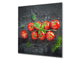 Pannello in vetro rinforzato – Paraschizzi in vetro – Paraspruzzi cucina e bagno BS08 Serie funghi e verdure: Pomodoro condimento 2