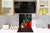 Rückwand aus gehärtetem Glas für Kochfeld – Glasauftankung – Rückwand für Küchenspüle BS08 Serie Pilze und Gemüse:  Vapor In Water
